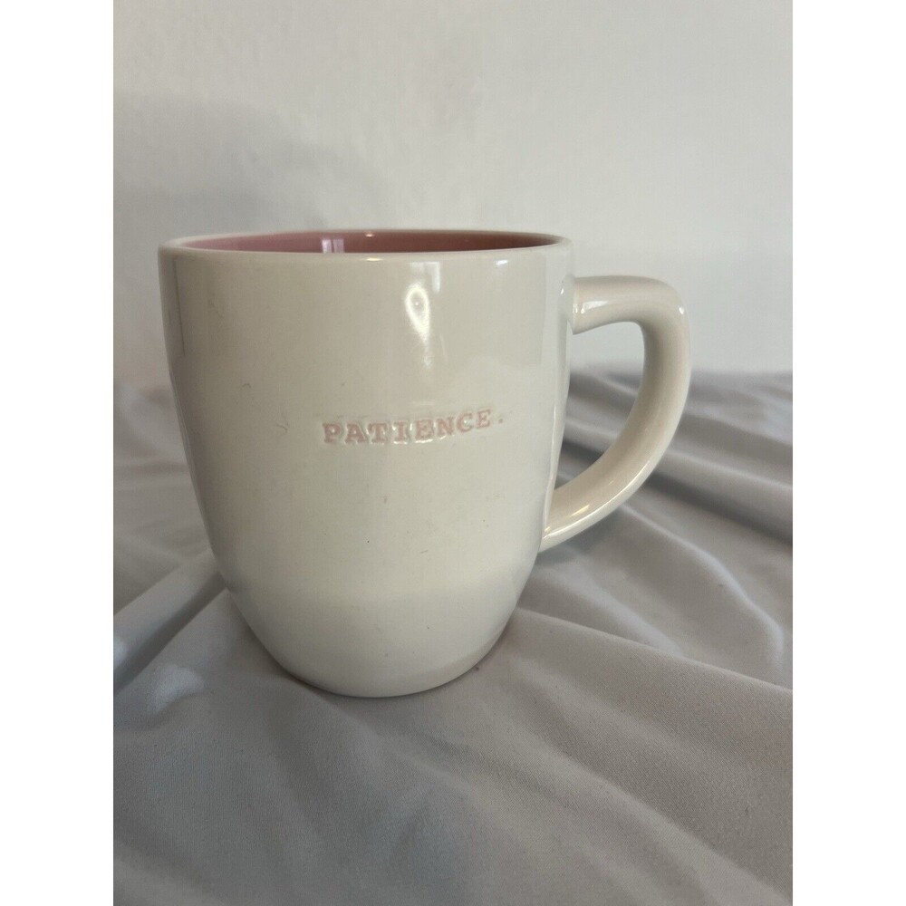 Pink Rae Dunn Patience Mug